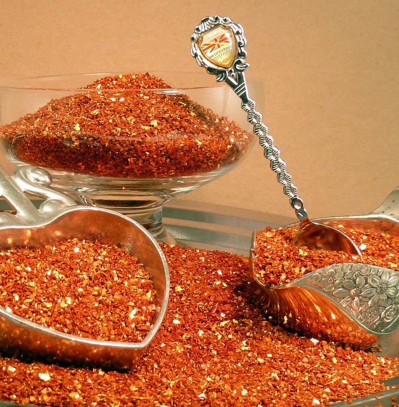 Chunky Orange Glass Glitter -  70 Grit