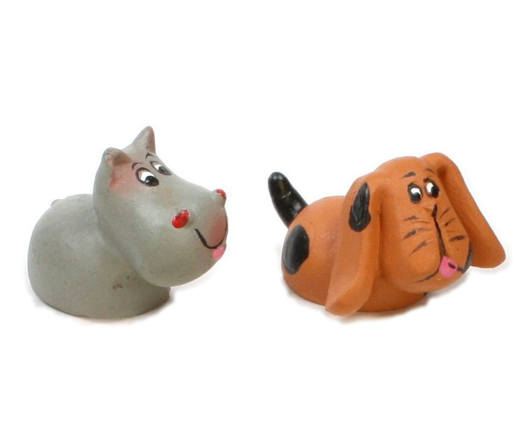 Dog, Cow, Hippo - 1" Wacky Animals - 804-3750