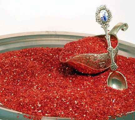 Chunky Red Glass Glitter -  70 Grit