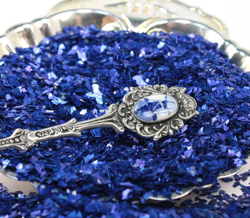 Blue - Dark Blue Super Shard Glitter