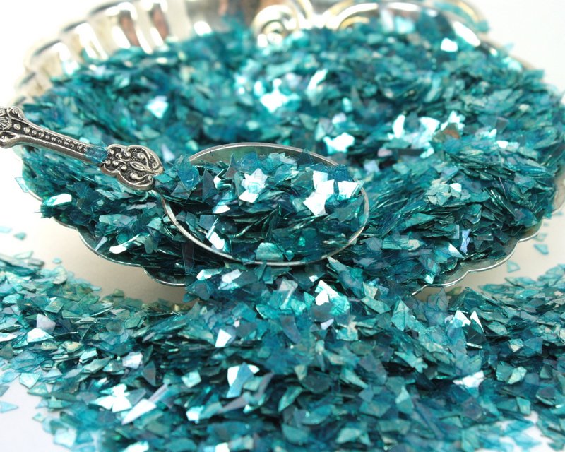 Blue - Teal Super Shard Glitter