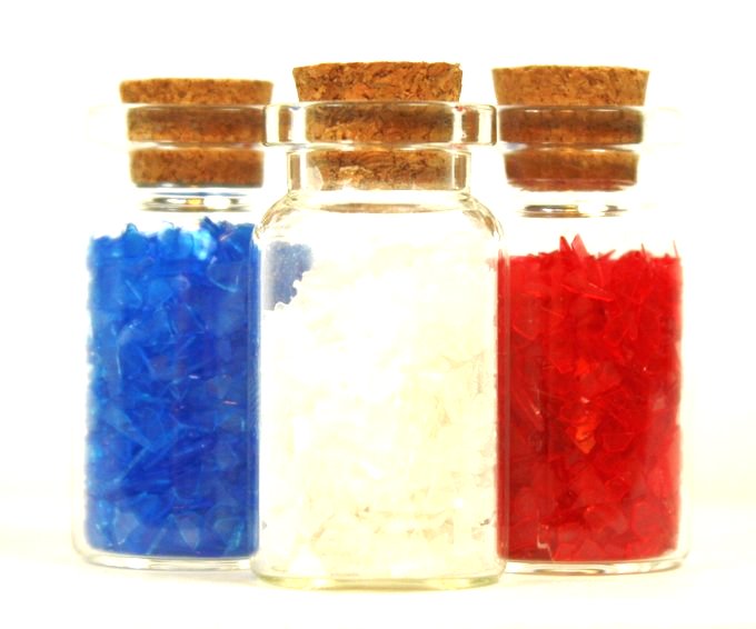 3 Bottle Set - Red, White, Blue,  Super Shards 311-SSG-1