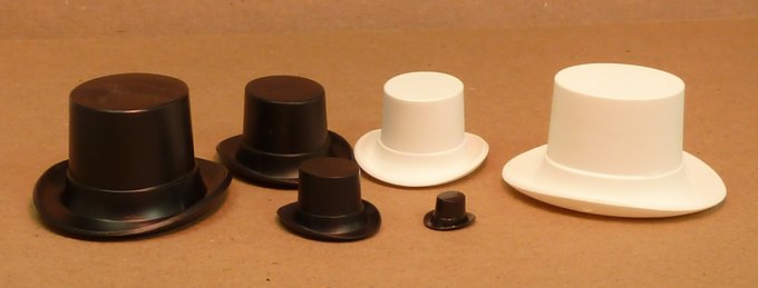 Top Hat - Tiny Black - #203-3-153M