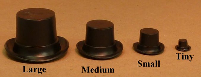 Top Hat - Tiny Black - #203-3-153M