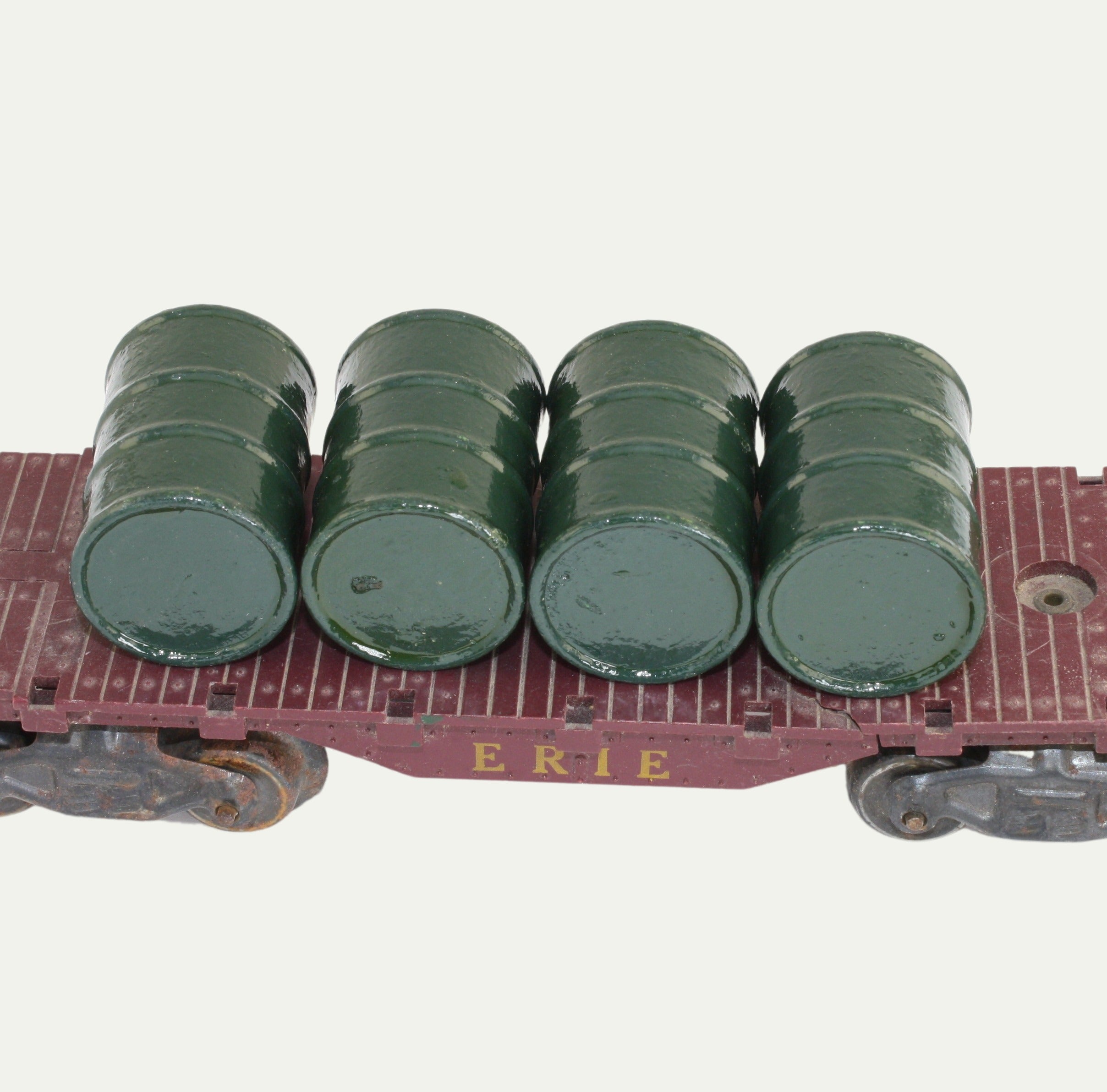 Industrial Barrels - Green - Set of 4 - 1:24 Scale - 101-0606