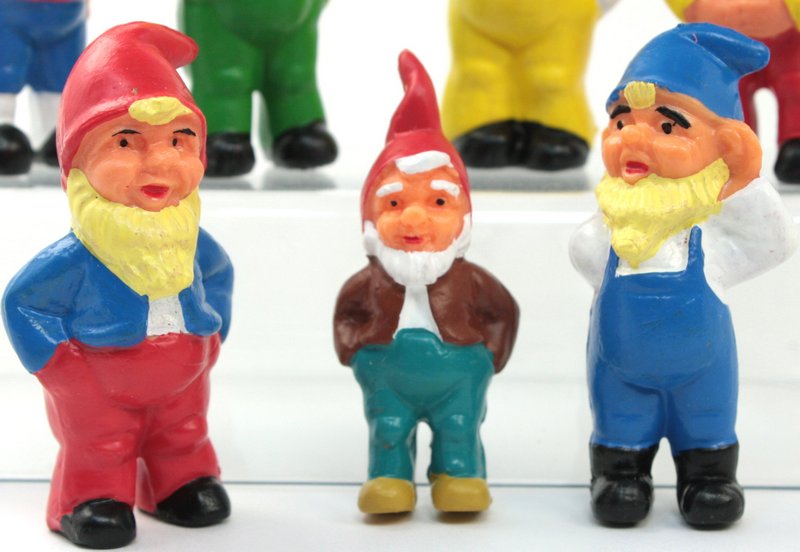 Gnomes - Dwarfs Set - 2.25" - Set of 7 - #149-0303s