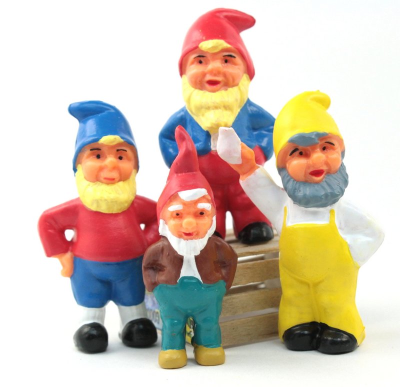 Gnomes - Dwarfs Set - 2.25" - Set of 7 - #149-0303s