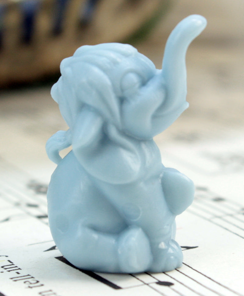 Elephant Set - All Blue - Set of 6 - 203-3-143-B