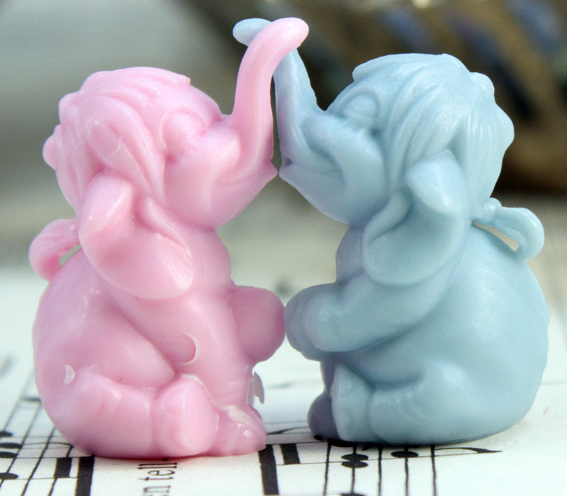 Elephant Set - Boy and Girl - Set of 6 - 203-3-143