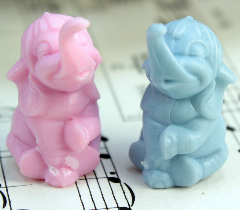 Elephant Set - Boy and Girl - Set of 6 - 203-3-143