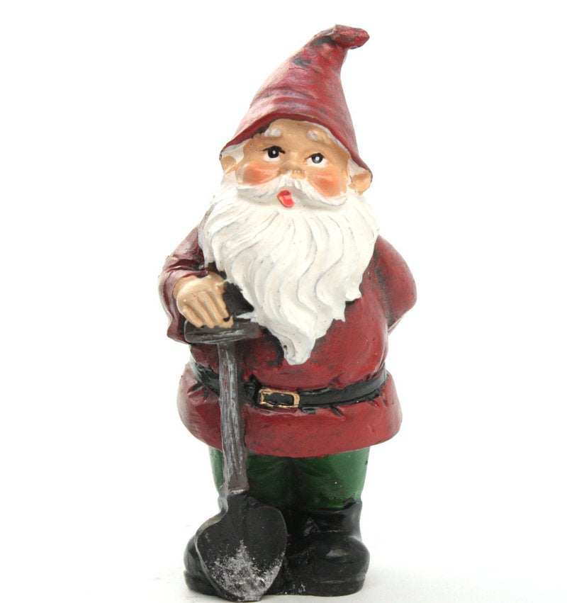 Gnome - Gardener with Shovel - 3" Tall - 207-1013