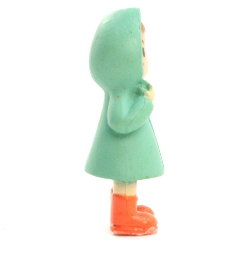 Girl - Wearing Raincoat - 1 1/4" Tall - 207-1208