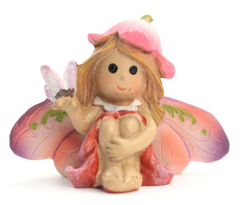 Fairy - with Butterfly  -  1 3/4" Tall - 207-6182