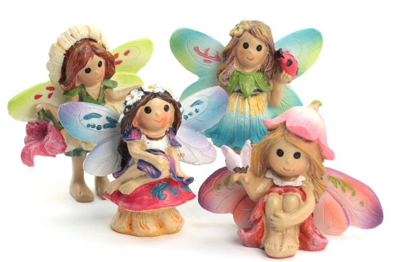 Fairy - with Butterfly  -  1 3/4" Tall - 207-6182