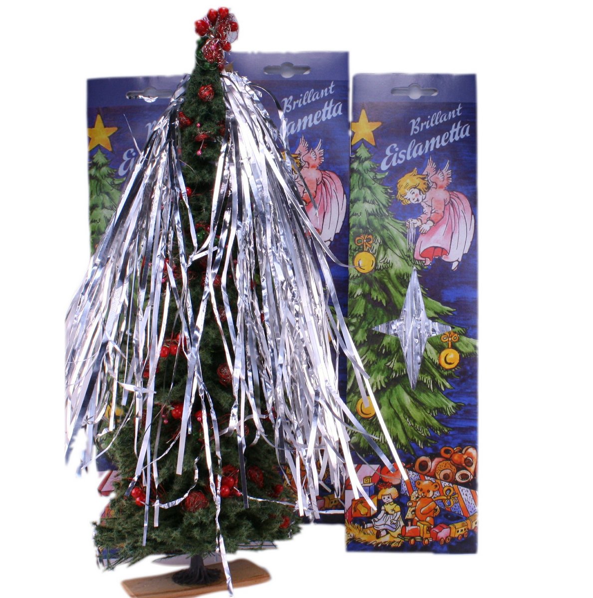 Brilliant Eislametta Iridescent Tinsel Strand Icicles - 216-9500