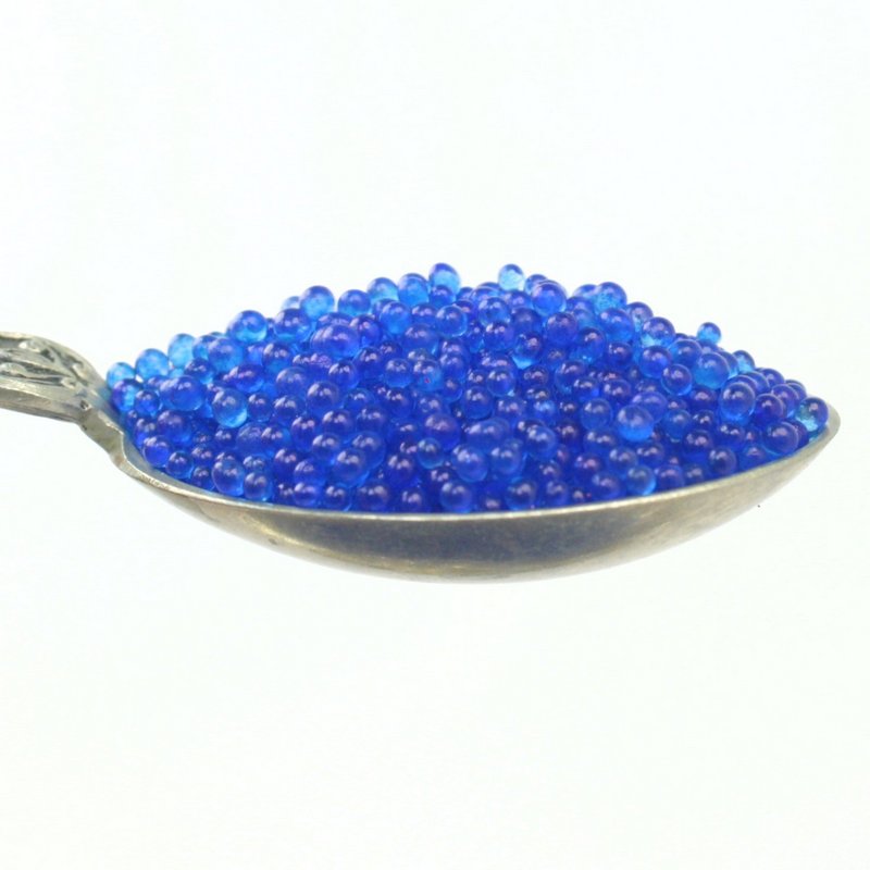 Clear Dark Blue Deco Beads (311-3021)