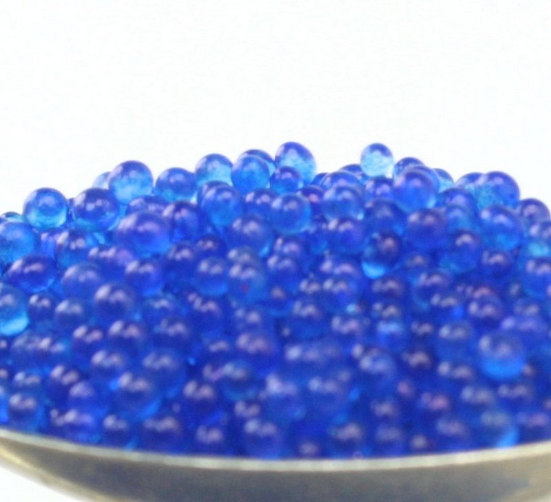 Clear Dark Blue Deco Beads (311-3021)