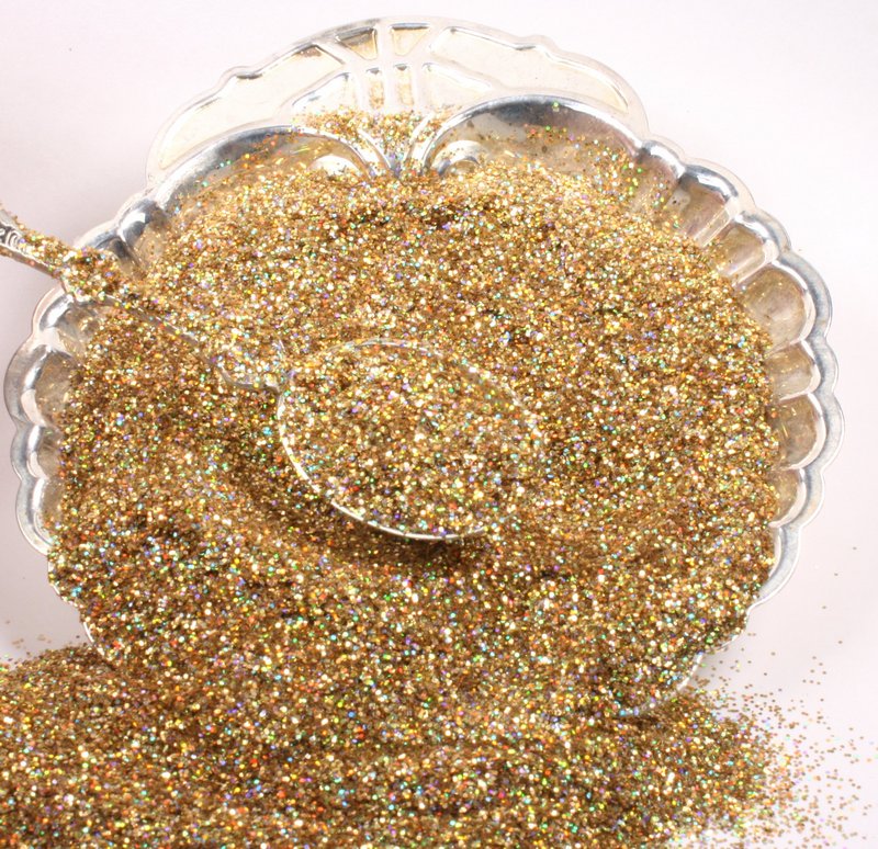 Gold Flitter Flakes - Iridescent Ice Flakes - 311-4001