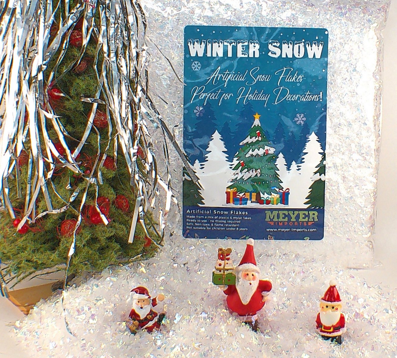 Holiday Snow Flakes for Winter Displays - 3oz Bag - 311-4396