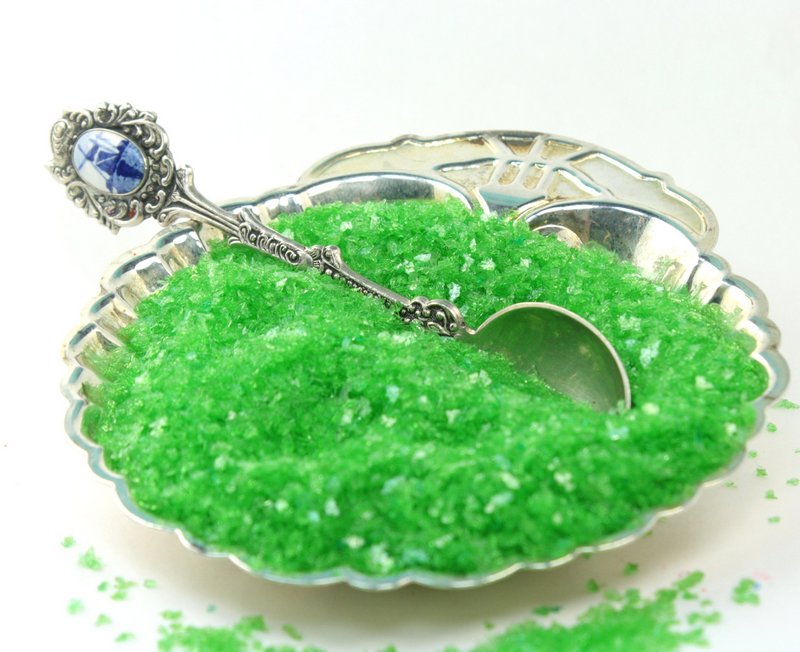 Green Lime - Chunky Glitter Crystals - 311-C7-109