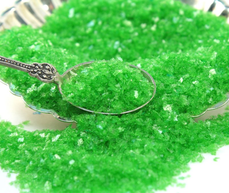 Green Lime - Chunky Glitter Crystals - 311-C7-109