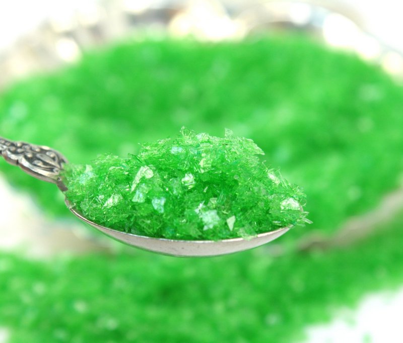 Green Lime - Chunky Glitter Crystals - 311-C7-109