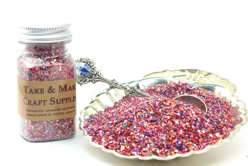 Ruby Glimmer Glitter - 1 oz jar - 311-BD-61