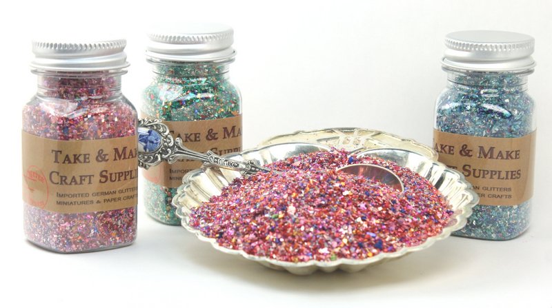 Ruby Glimmer Glitter - 1 oz jar - 311-BD-61