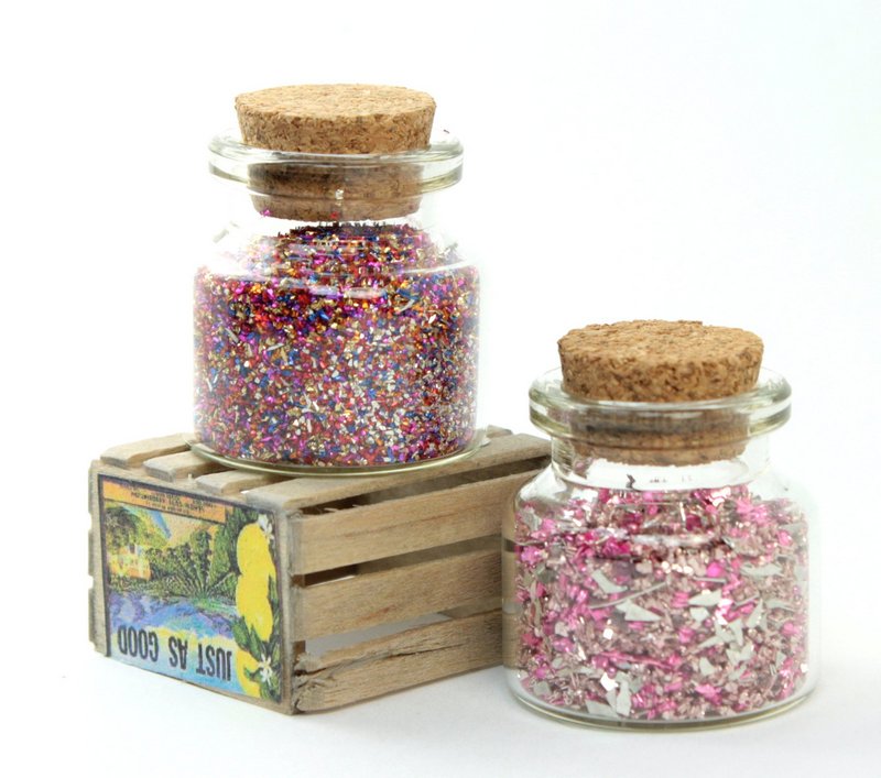 Pink Blends Glass Glitter Set  - 311-M-0601