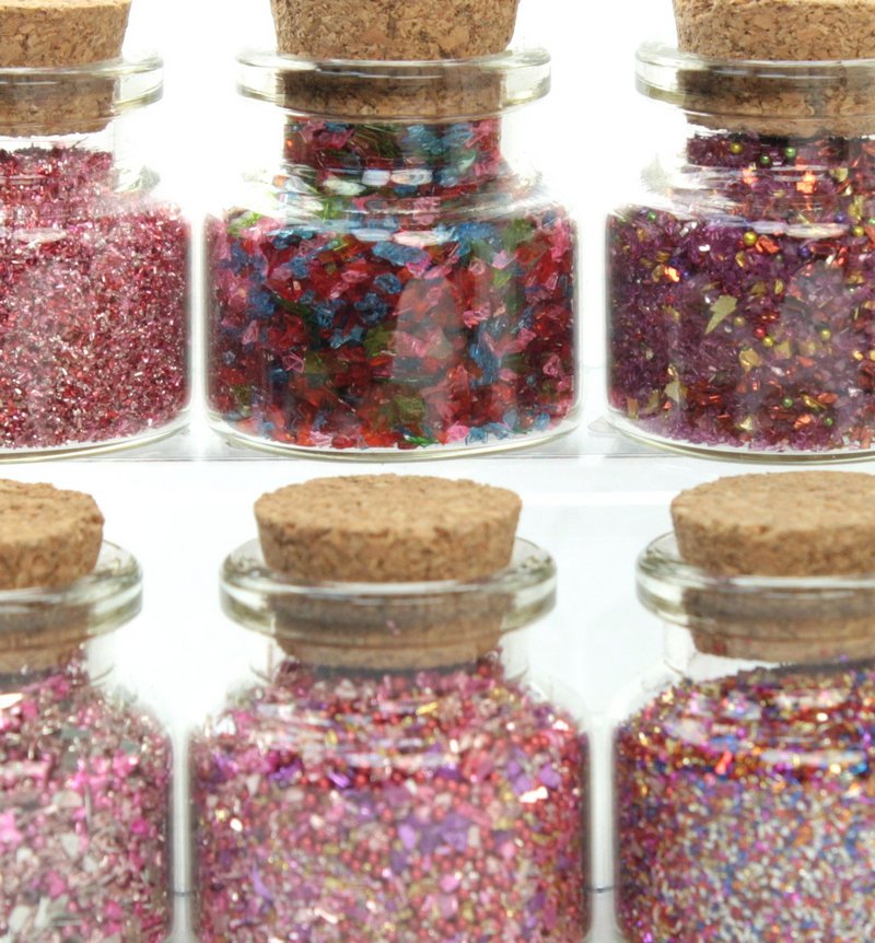 Pink Blends Glass Glitter Set  - 311-M-0601