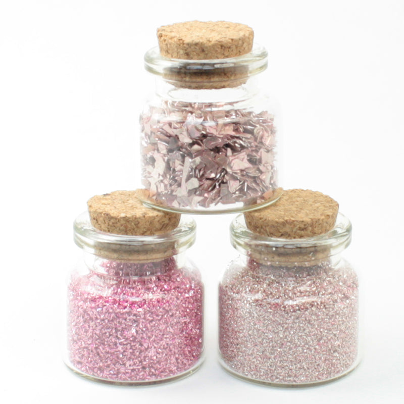 Pink Set of Glitter & Beads - 311-M-0607