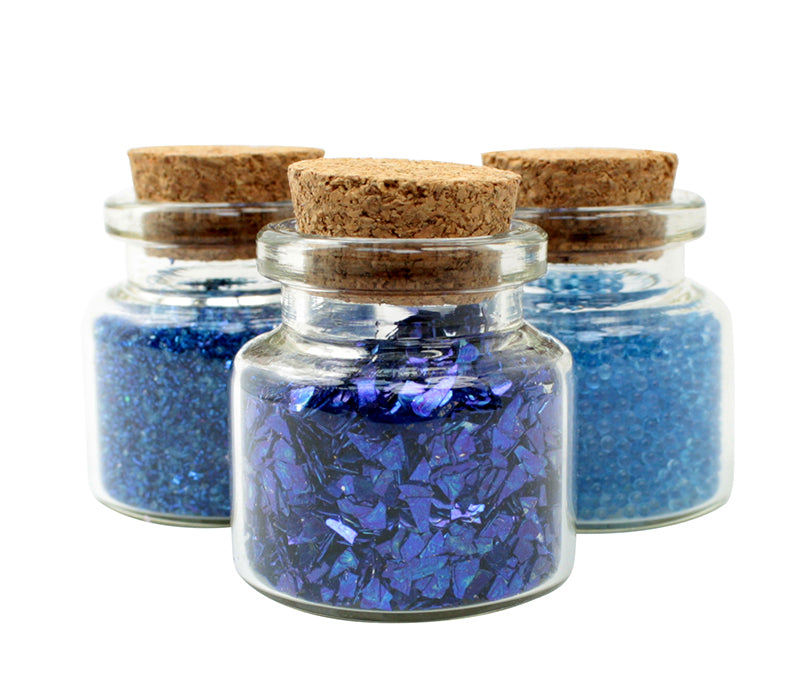 Blue Set of Glitter & Beads - 311-M-0608