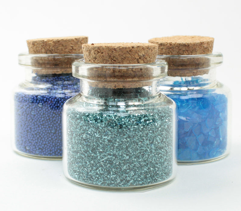 Blue Set of Glitter & Beads - 311-M-0608