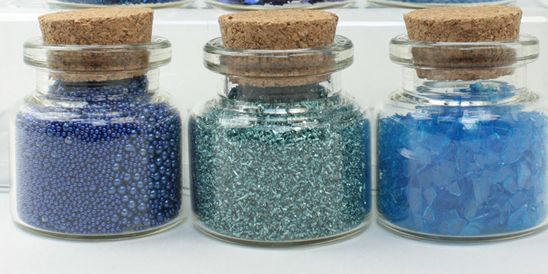 Blue Set of Glitter & Beads - 311-M-0608