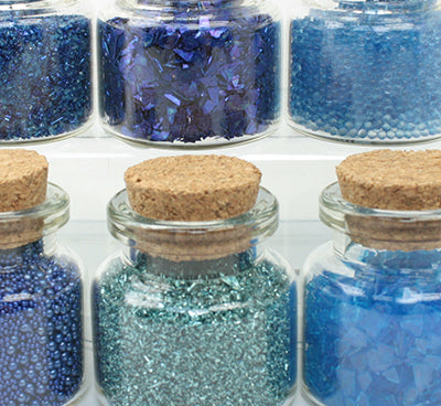 Blue Set of Glitter & Beads - 311-M-0608