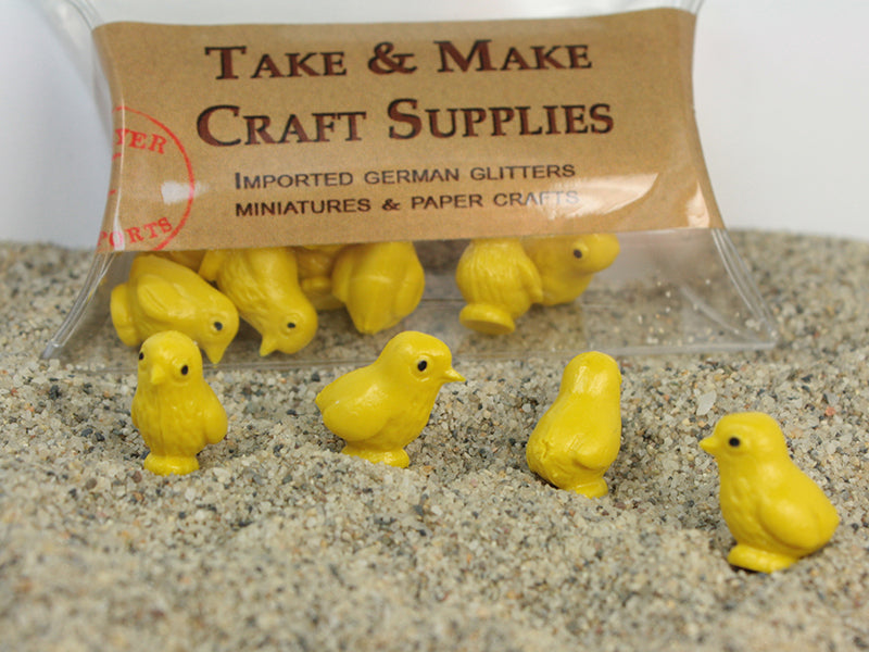 Vintage Yellow Chicks - German Imports - IV3-2436