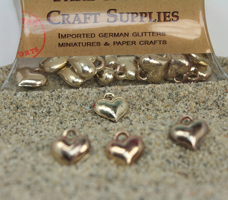 Vintage Golden Hearts - Germany - 12 pieces - IV3-2457