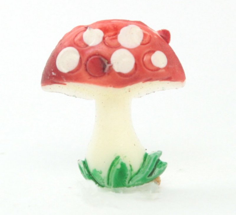 Vintage Mushroom Miniatures - German  - 12 pcs - IV3-2523